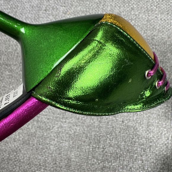 Vita Mori Shoes Eu 37 Us 6.5 Made In Italy 2010 One Of A Kind Metallic 3in Heel - Picture 16 of 16